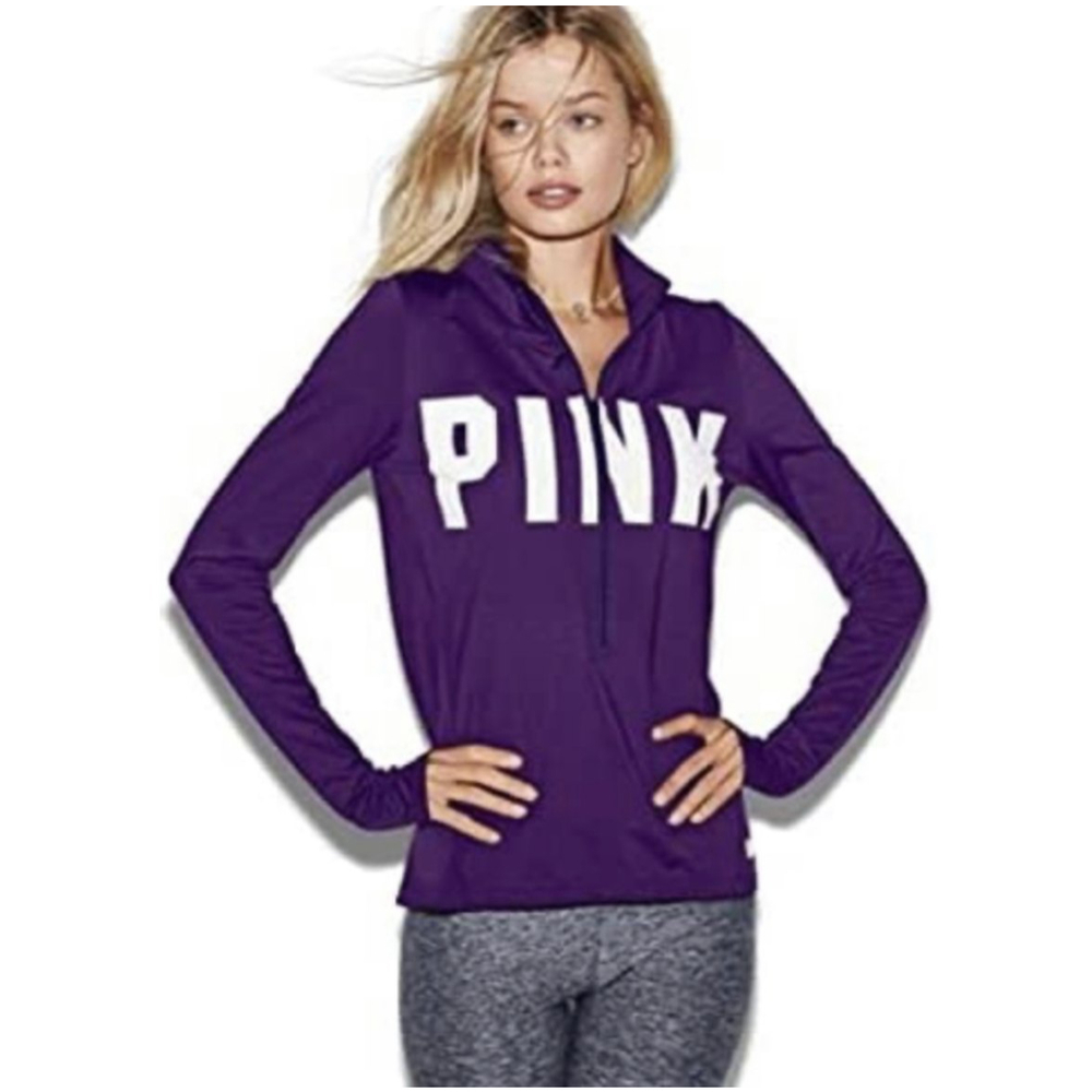PINK Purple Ultimate Half Zip Sweatshirt